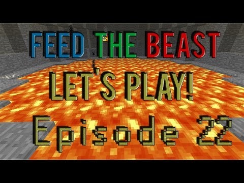 Minecraft- FTB Ep. 22- Circle Lava Lake!