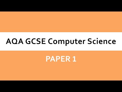 AQA GCSE Computer Science - 8525 Paper 1 Introduction
