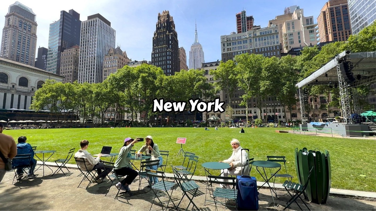 Walking Most Famous Street In NYC 42nd Street 4k Video