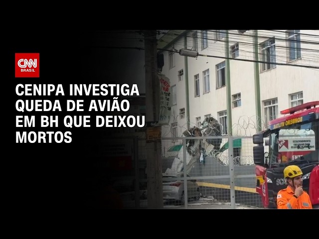 Cenipa investiga queda de avião que deixou mortos em Belo Horizonte | CNN NOVO DIA