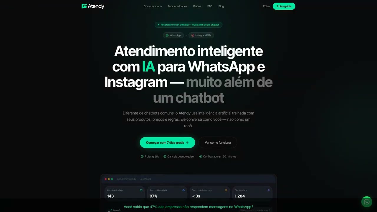 Prévia do vídeo do Atendy