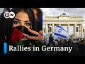 Pro Israel And Pro Palestinian Rallies In Germany Legal Action Against Pro Palestine Bans DW News