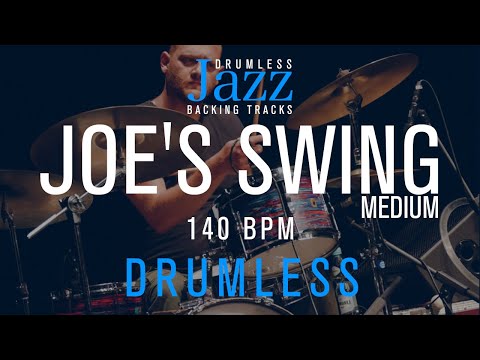 Swing -  Medium Tempo Jazz Drumless Backing Track | 140 Bpm