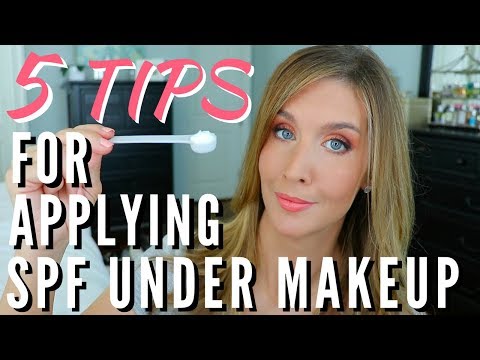 APPLYING SUNSCREEN ON FACE for EASIER MAKEUP APPLICATION | 5 TIPS TO END YOUR SPF STRUGGLES! Video