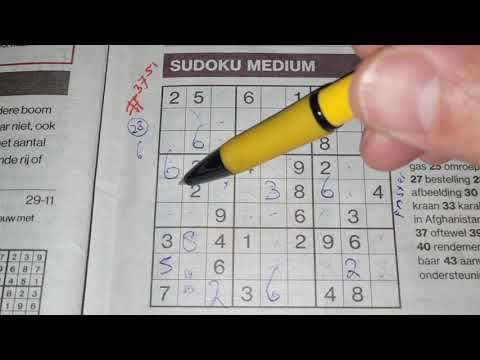 We've got an evening Lockdown.(#3751) Medium Sudoku puzzle 11-29-2021