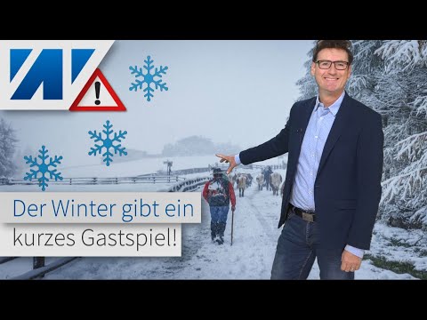 Winter: 10 bis 20 cm Schnee in den Hochlagen! Bodenfrost bis minus 9 Grad! Später Schnee bis runter?