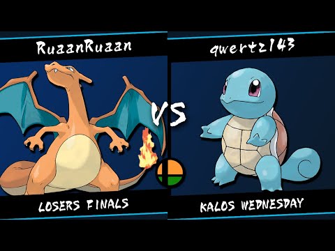 RuaanRuaan (Charizard) vs qwertz143 (Squirtle) - Kalos Wednesday - Losers Finals