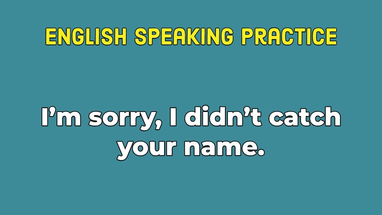 English Speaking Practice Level 1 -  Improve Your Speaking Skills - Easy English
