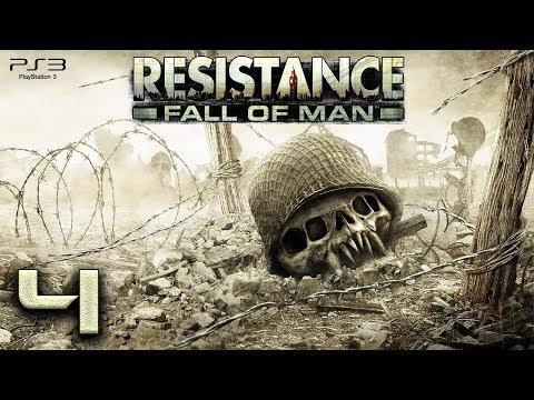 Resistance: Fall of Man (PS3) - 720p60 HD Playthrough Episode 4 - Nottingham