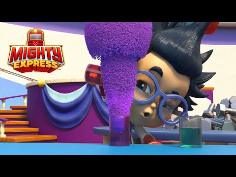The Giant Magnet Turns On | Mighty Express Clips | Cartoons for Kids