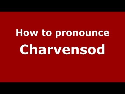 How to pronounce Charvensod (Italian/Italy) - PronounceNames.com