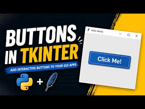 Python Tkinter Crash Course 1 How To Create A Buttons In Python Tkinter