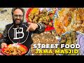 Street Food JAMA MASJID Dori Wale Kebabs Taufiq Biryani JFC Chicken Mutton Nihari Gajar Halwa