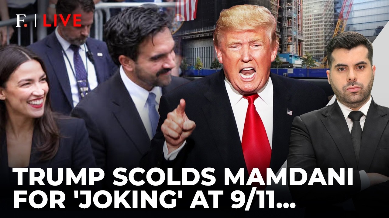 On Cam: Trump 'Abuses' Mamdani For Laughing At 9/11 Memorial; 'What A Terrible...' | Firstpost Live