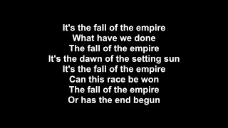 Accept - Fall Of The Empire with lyrics