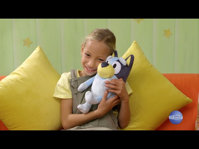 Vídeo relacionado con Bluey & Bingo - Paquete de 2 Peluches Oficiales de Peluche de 20 cm