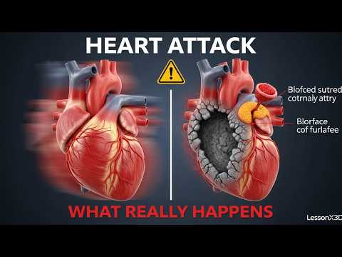 What Happens in the First 60 Seconds of a Heart Attack | 3D Medical Animation