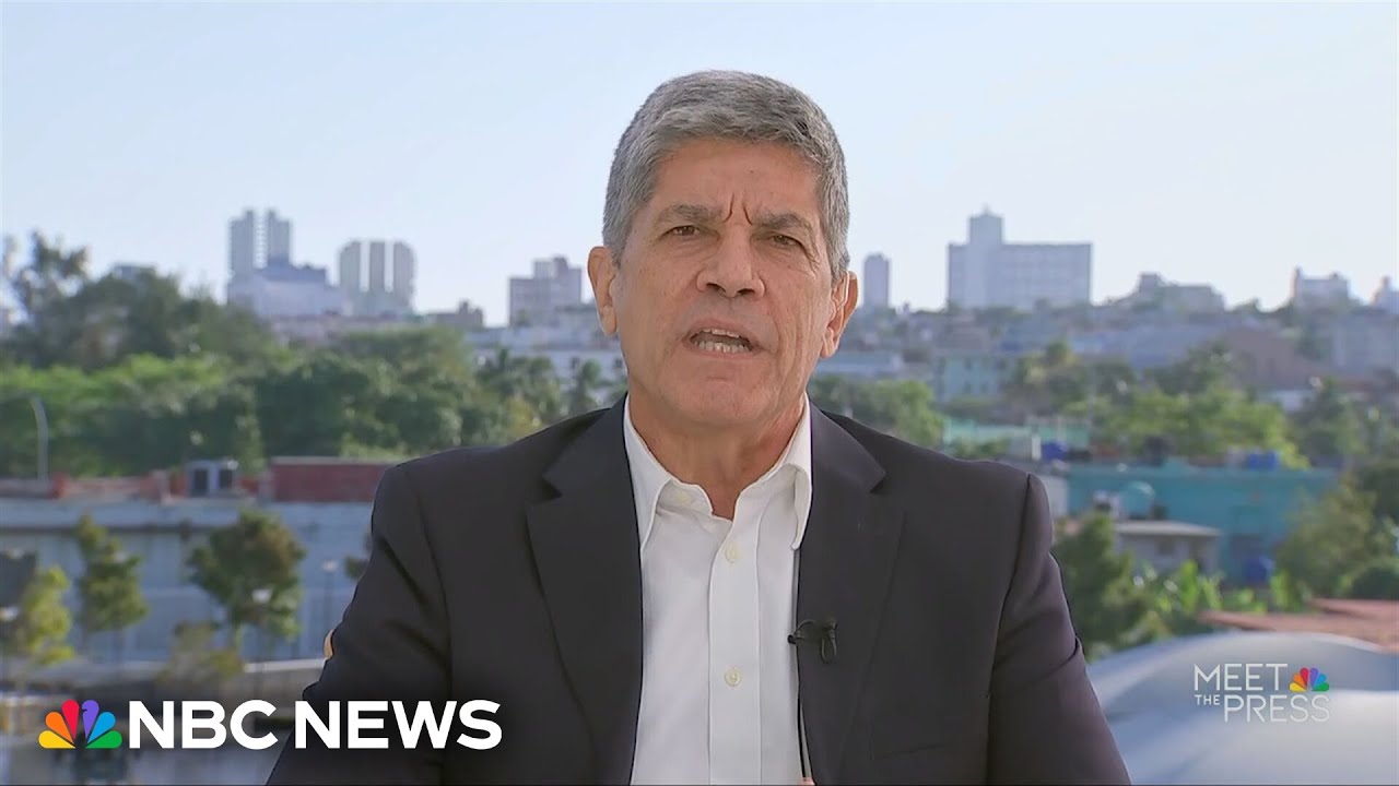 Bildquelle: Cuban deputy FM reacts to Trump’s threats to take over Cuba: Full interview von NBC News