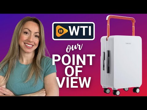 TUPLUS Suitcase ABS Hard Shell Luggage with 4 Spinner Wheels Hold Check in Travel Case with TSA Lock - WTI product video review