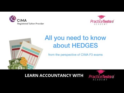 Accounting for Hedges according to F3 CIMA paper