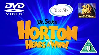 Opening to Horton Hears A Who! UK DVD (2008)