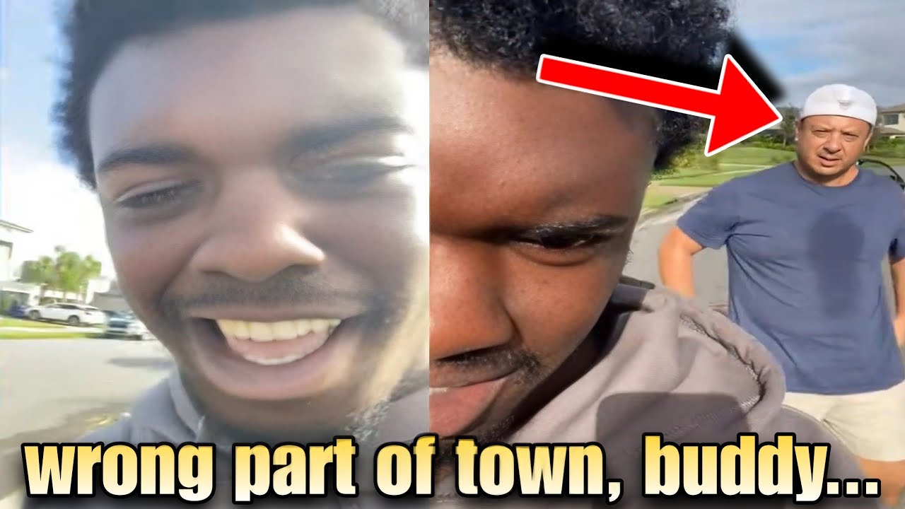 Black Man Gets Followed By Racist White Guys In His Neighborhood & Things Quickly Go Left!