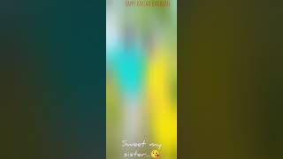 Happy raksha Bandhan my sweet sister...😘