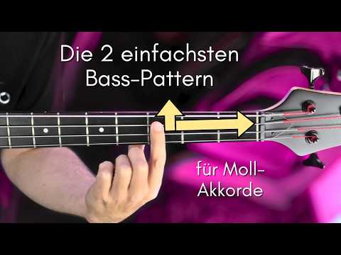 2 🔹simple🔹 Bass-Pattern für Moll-Akkorde