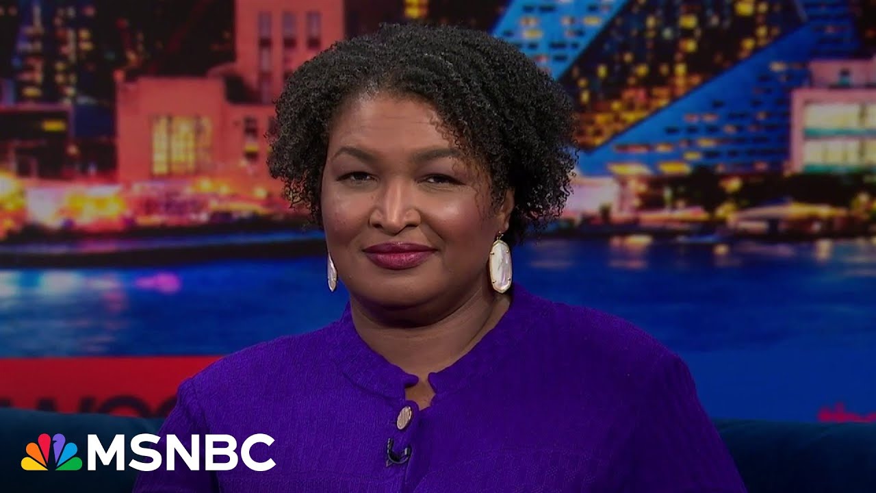 Stacey Abrams: “Autocracy is happening here right now under our noses.” - YouTube