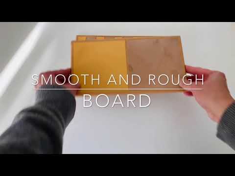Smooth and Rough Board Montessori Sensorial Lesson