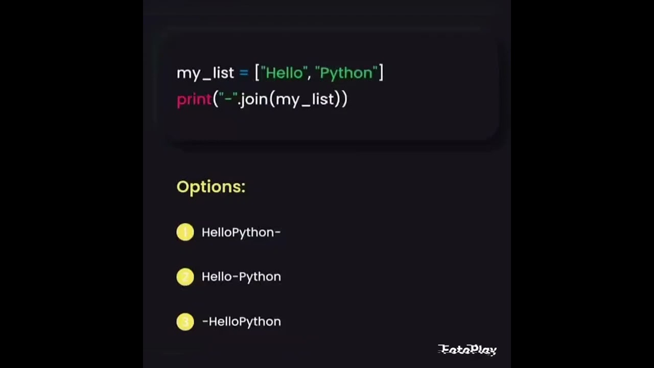 PYTHON Test Quiz #python #pythoncode #machinelearning #blockchain #deeplearning #blockchain
