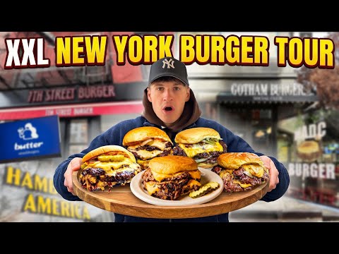 Ich teste die 5 BESTEN SMASHBURGER in New York 🍔🇺🇸