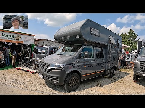 VW T6 DC Double Cab T6.1 Woelcke 4x4 Offroad 4 Motion RV Camper Van AWD walkaround + interior V1369