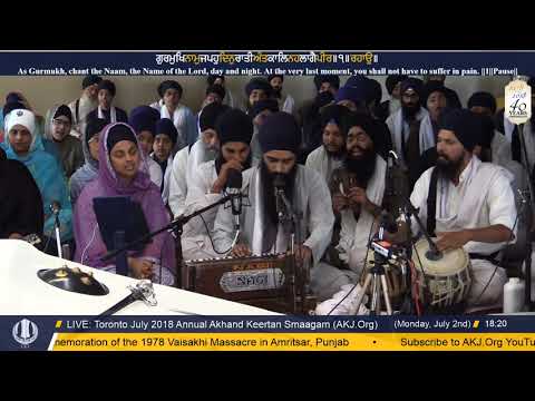 022 Toronto July 2018 - Monday Evening - Bhai Sanjovanpreet Singh Jee Birmingham