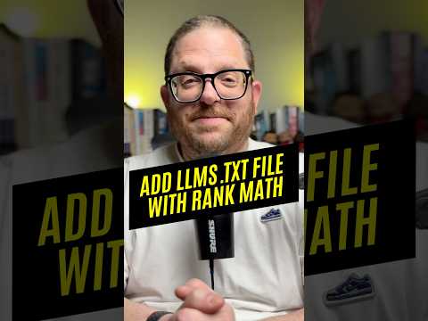 Add llms.txt with Rank Math #rankmath
