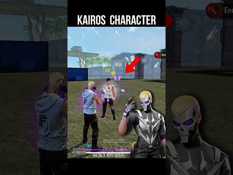 Kairos Character Ability Test 🔥 Free Fire New Character Kairos Skill #srikantaff