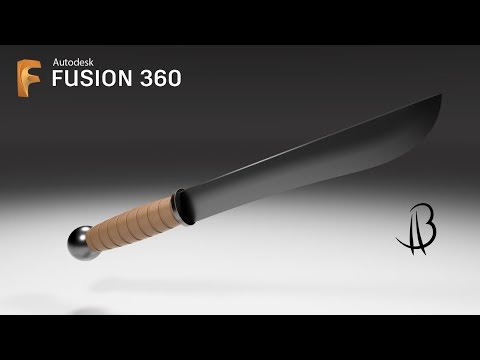 Weapon Design Speedrun 4 - Using Autodesk Fusion 360 - Knife