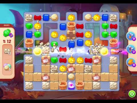 HomeScapes Level 6683 no boosters (14 moves)