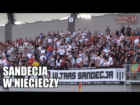 Doping kibiców Sandecji w Niecieczy [Sandecja 0-0 Arka] (21.07.2017 r.)