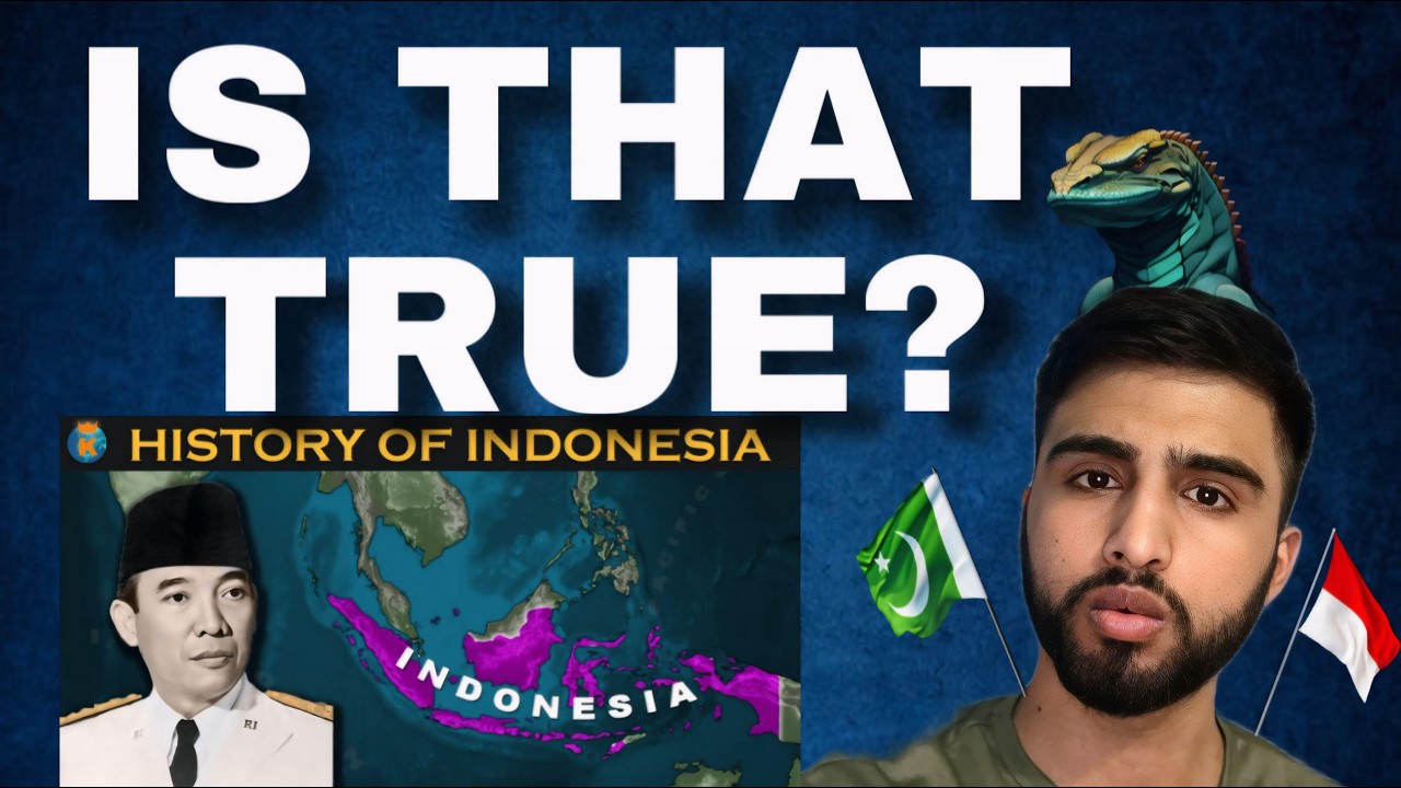 HISTORY OF INDONESIA 🇮🇩 IN 12 MINUTES |REACTION FROM 🇵🇰🇪🇸