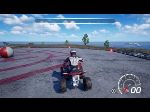 MX vs. ATV All Out TRX450R CIRCLE WHEELIE