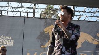 Adam Lambert at the Long Beach WSOBV 2015 Evil In The Night