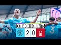 Man City 2-0 Nottingham Forest | Foden & Haaland score as 10-man City win! | EXTENDED HIGHLIGHTS