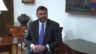 The newly-appointed Ambassador of the Czech Republic handed over copies of his credentials to the Foreign Minister of Armenia