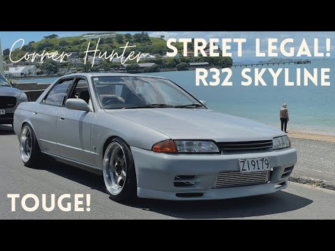 Street Legal R32 Skyline Hits The Streets + Touge Action