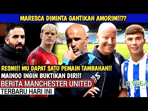 Crazy 🔥 Maresca asked to replace Amorim 🔴 Officially MU gets one additional player 🔴 The fate of ...