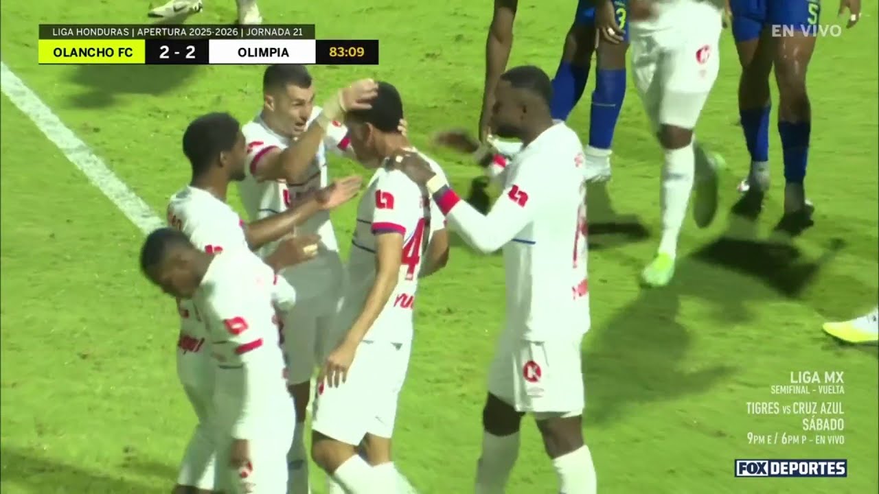 💪 GOL Clinton Bennett | Olancho FC 2-2 Olimpia | Apertura 2025 | Liga de Honduras