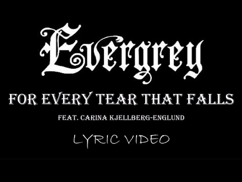 Evergrey - For Every Tear That Falls (feat. Carina Kjellberg-Englund) - 1998 - Lyric Video