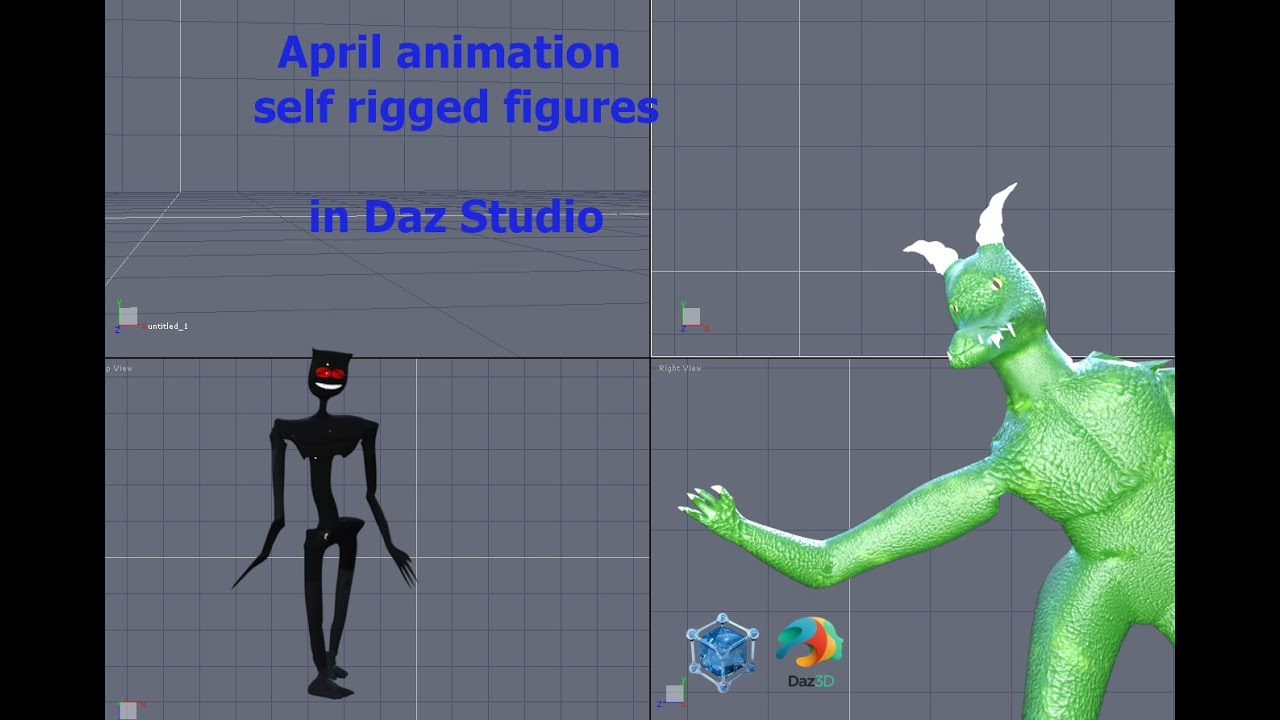 Animating rigged figures in Daz Studio