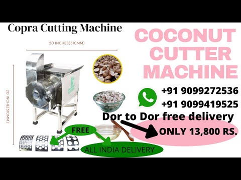 Coconut Cutting Machine Manufacturer From Surat